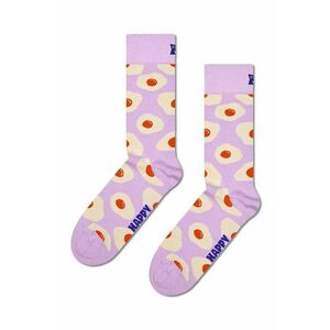 Happy Socks sosete Sunny Side Up Sock culoarea violet imagine