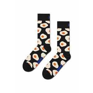 Happy Socks sosete Sunny Side Up Sock culoarea negru imagine