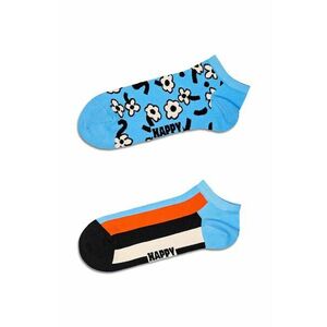 Happy Socks sosete Blue Low Socks 2-pack imagine