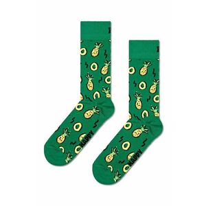 Happy Socks sosete Pineapple Sock culoarea verde imagine