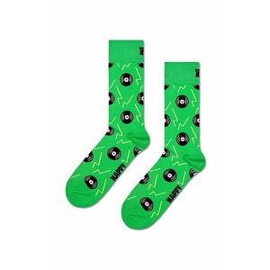 Happy Socks sosete Vinyl Green Sock culoarea verde imagine