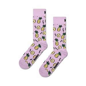 Happy Socks sosete Pineapple Sock culoarea violet imagine