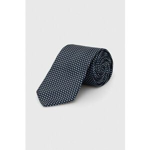 BOSS cravată de mătase culoarea bleumarin 50512543 imagine