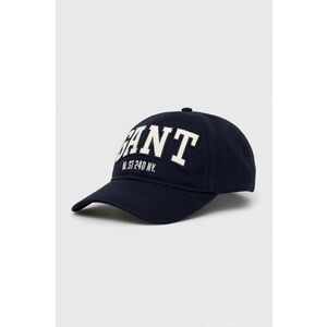 Gant șapcă de baseball din bumbac culoarea albastru marin, cu imprimeu imagine