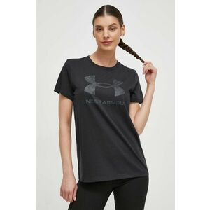 Under Armour tricou femei, culoarea negru imagine