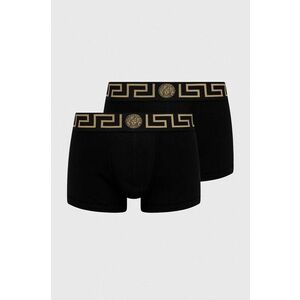 Versace boxeri 2-pack barbati, culoarea negru imagine