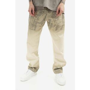 A-COLD-WALL* pantaloni Dye Tech bărbați, culoarea bej, cu guler clasic, relaxed ACWMJS004.-BONE imagine