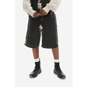 A-COLD-WALL* pantaloni scurți din bumbac Relaxed Studio Shorts culoarea negru ACWMB156-BLACK imagine