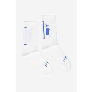 A-COLD-WALL* șosete Barcket Sock culoarea alb ACWMSK027-WHITE imagine