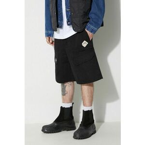 A-COLD-WALL* pantaloni scurți din bumbac ANDO CARGO SHORT culoarea negru ACWMB208A imagine