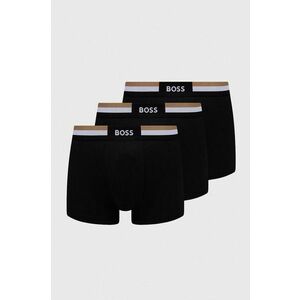 BOSS boxeri 3-pack barbati, culoarea negru imagine