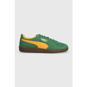 Puma sneakers din piele întoarsă Palermo culoarea verde 391962 imagine