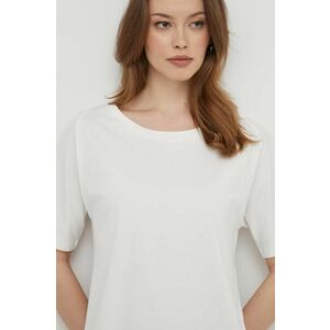 Geox tricou din bumbac W4510A-T3091 W T-SHIRT femei, culoarea alb imagine