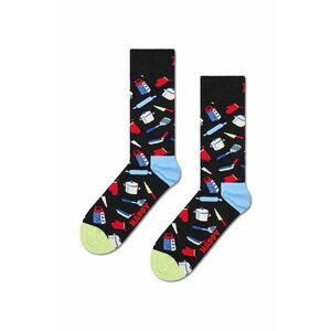 Happy Socks sosete Kitchen Tools Sock culoarea negru imagine