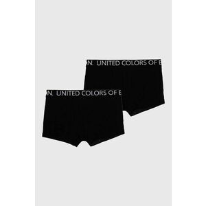 United Colors of Benetton boxeri copii 2-pack culoarea negru imagine
