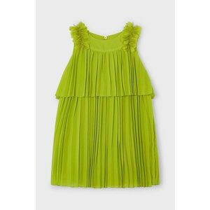 Mayoral rochie fete culoarea verde, mini, evazati imagine