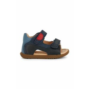 Geox sandale din piele pentru copii SANDAL MACCHIA culoarea albastru marin imagine