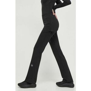 adidas by Stella McCartney pantaloni de antrenament culoarea negru, uni IN3650 imagine