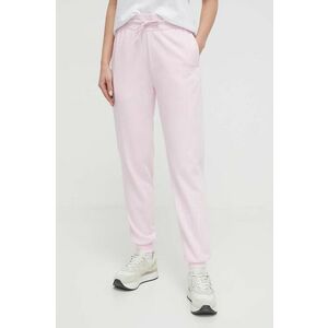 adidas pantaloni de trening culoarea roz, cu imprimeu IS4283 imagine