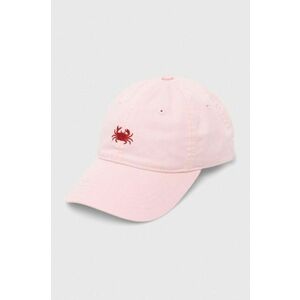 Levi's șapcă de baseball din bumbac culoarea roz, cu imprimeu imagine