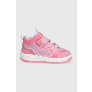 Reebok Classic sneakers pentru copii culoarea roz imagine
