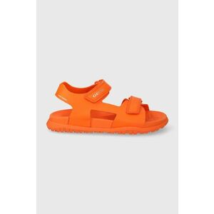 Geox sandale copii SANDAL FUSBETTO culoarea portocaliu imagine