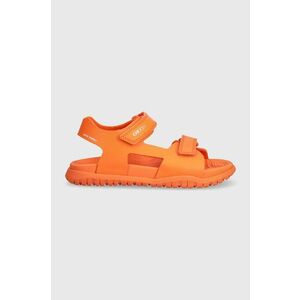Geox sandale copii SANDAL FUSBETTO culoarea portocaliu imagine
