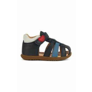 Geox sandale din piele pentru copii SANDAL MACCHIA culoarea albastru marin imagine