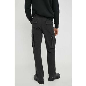 Levi's pantaloni barbati, culoarea negru, drept imagine