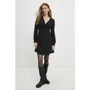 Answear Lab rochie culoarea negru, mini, evazati imagine