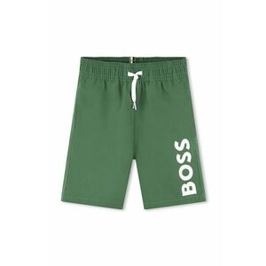 BOSS pantaloni scurti de baie copii culoarea verde imagine