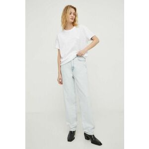 American Vintage jeansi femei high waist imagine