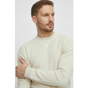 BOSS pulover barbati, culoarea bej imagine