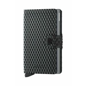 Secrid portofel de piele Cubic Black-Titanium culoarea negru imagine