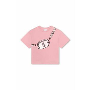 Marc Jacobs tricou de bumbac pentru copii culoarea roz imagine