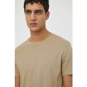 Levi's tricou din bumbac 2-pack barbati, culoarea gri, neted imagine