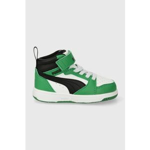 Puma sneakers pentru copii Rebound V6 Mid AC+ In culoarea verde imagine