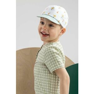Jamiks șapcă din bumbac pentru copii NAPIER culoarea verde, modelator imagine