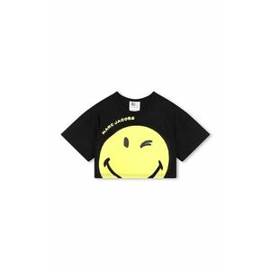 Marc Jacobs tricou de bumbac pentru copii x Smiley culoarea negru imagine