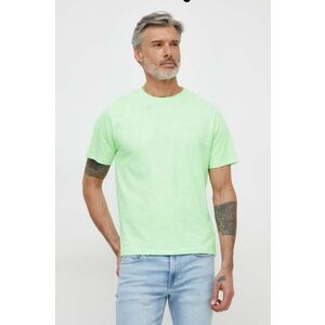 Pepe Jeans tricou din bumbac Connor barbati, culoarea verde, neted imagine
