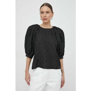 Custommade bluza femei, culoarea negru, neted imagine