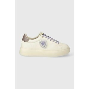 Blauer sneakers din piele VENUS culoarea alb, S4VENUS01.RIL imagine