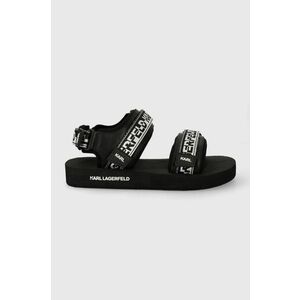 Karl Lagerfeld sandale ATLANTIK barbati, culoarea negru, KL70511 imagine