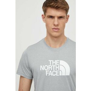 The North Face tricou sport Reaxion Easy culoarea gri, cu imprimeu imagine