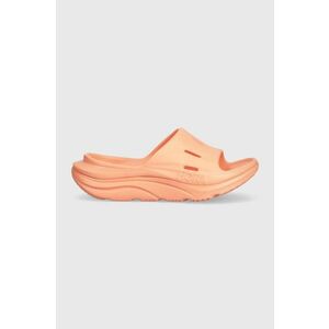 Hoka One One papuci ORA Recovery Slide 3 barbati, culoarea portocaliu imagine