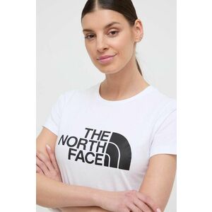 The North Face tricou din bumbac femei, culoarea alb imagine