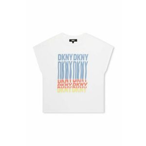 Dkny tricou copii culoarea alb imagine