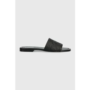 Karl Lagerfeld papuci BRIO femei, culoarea negru, KL85400 imagine