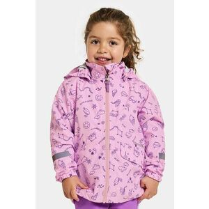 Didriksons geaca de ploaie copii NORMA KIDS PR JKT 3 culoarea violet imagine