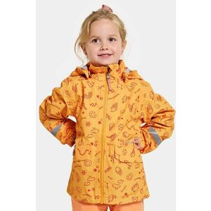 Didriksons geaca de ploaie copii NORMA KIDS PR JKT 3 culoarea portocaliu imagine